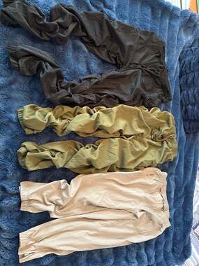 Bundle of 3 Pairs SHEIN ICON Gorpcore 90s Low Rise Drawstring Parachute Pants an